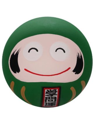 Daruma Green Doll 6 cm.