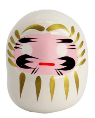 Daruma White Doll 6 cm.