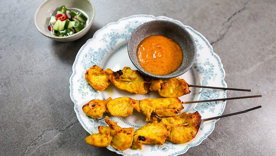 Kylling Satay med Lobo Krydderiblanding