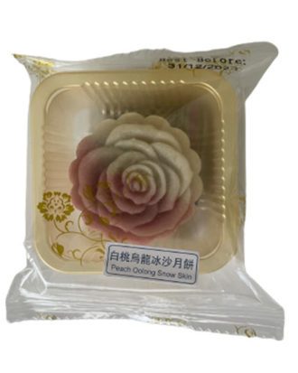 Mooncake Snow Skin Peach Oolong 45 g.