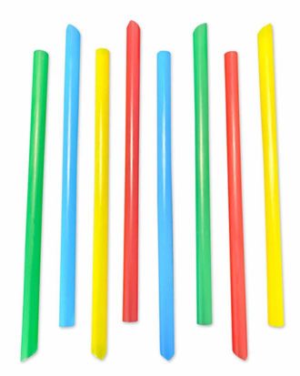 Bubble Tea Sugerør Farvede 20 stk. Flergangsbrug PP Plast