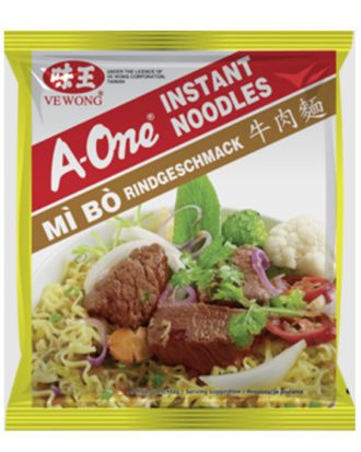 A-one Instant Noodles beef 85 g.