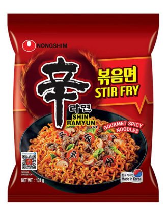 Nongshim Stir Fry Shin Ramyun Instant Noodles 131 g.