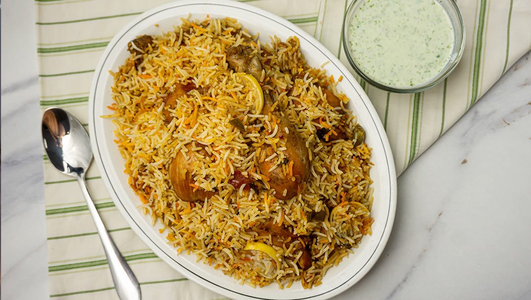 Chicken biryani opskrift