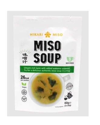 Hikari Miso Soup 3 serveringer 60 g.