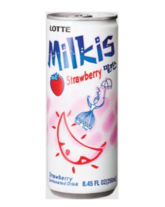 Milkis Original Soft Drink Strawberry flavour 250 ml.