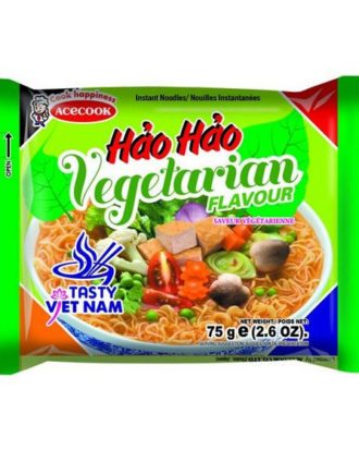 Acecook Hao Hao Instant Noodle Vegetarian 75 g.