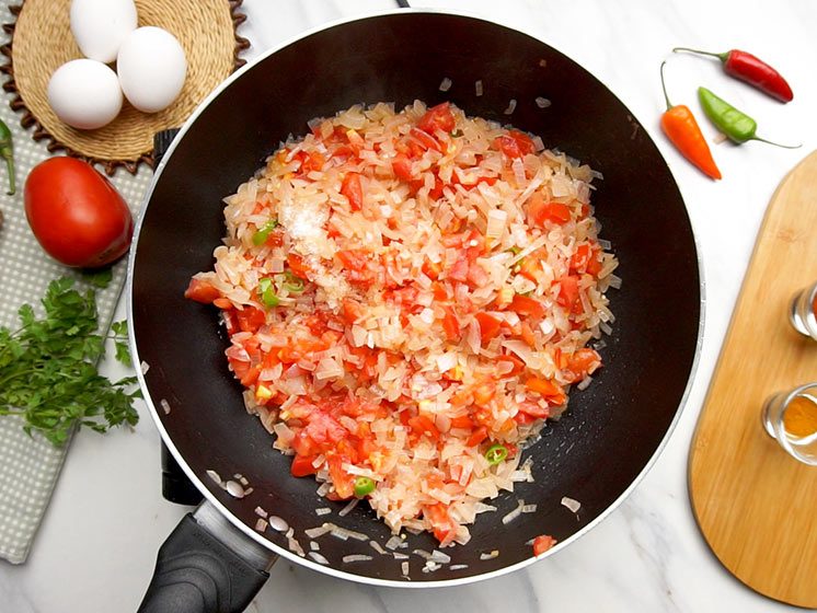 egg bhurji indisk røræg opskrift