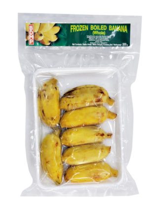 Frozen Boiled Banana 500g.