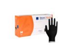 Nitrilhandsker sorte ABENA Classic Sensitive M pudderfri - 100 stk