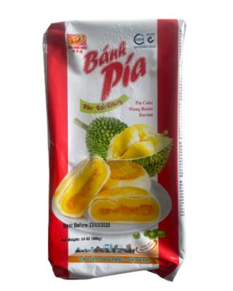 Banh Pia Mung Bean Durian Cake 400 g.