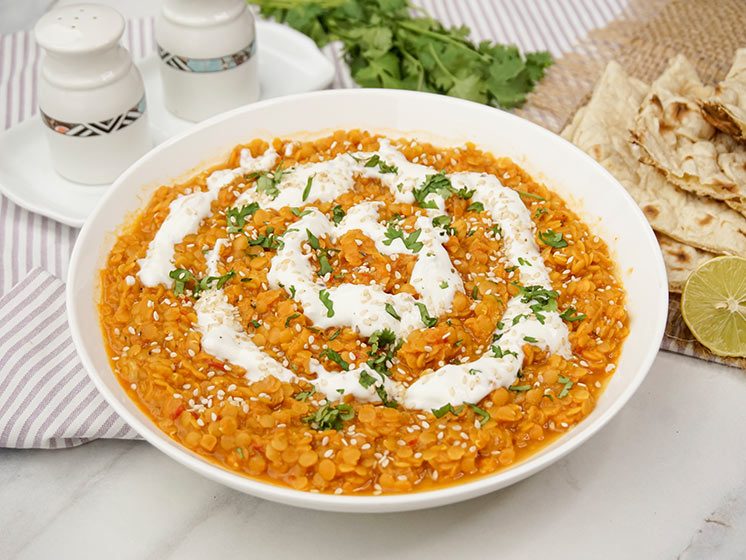 dahl opskrift med røde linser