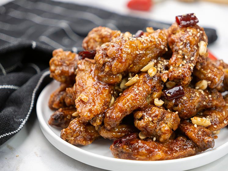 dakgangjeong korean fried chicken opskrift