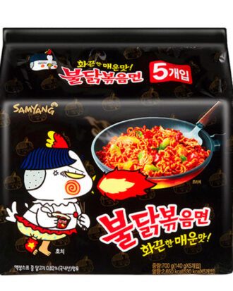 Samyang 5-pk hot chicken flavor ramen 140 g.