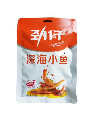 Jinzai Fried Anchovy Spicy Snack 110 g.