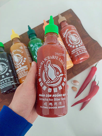 sriracha sauce - alt om