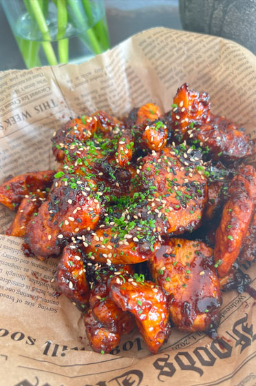 korean fried chicken opskrift