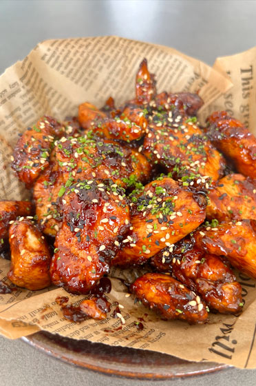 korean fried chicken opskrift