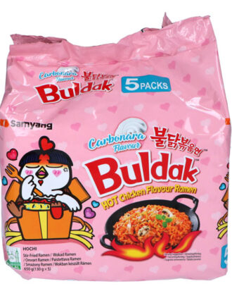 Samyang Buldak Hot Chicken Carbo Flavour 5-pak