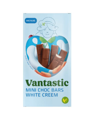 Vantastic Mini White Cream Choc Bars 100 g.