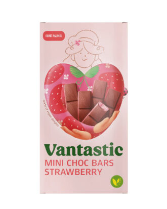 Vantastic Mini Strawberry Choc Bars 100 g.