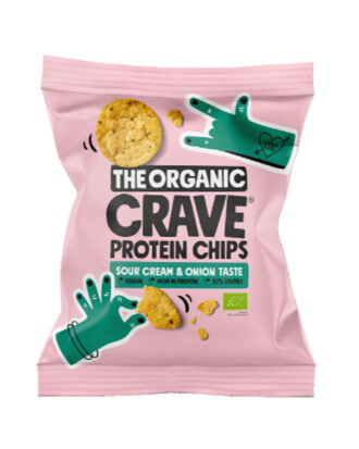 The Organic Protein Sour Cream & Onion Chips 30 g.