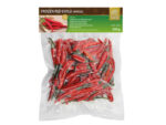 Røde chili hele (Frost) 250 g.