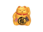 Gold Lucky Cat 9 cm