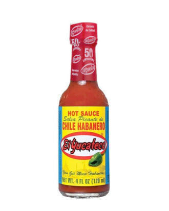 El Yucateco Salsa Roja de Habanero 120 ml.