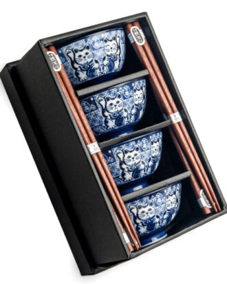 Lykkekat Bowl Set 4 pers.