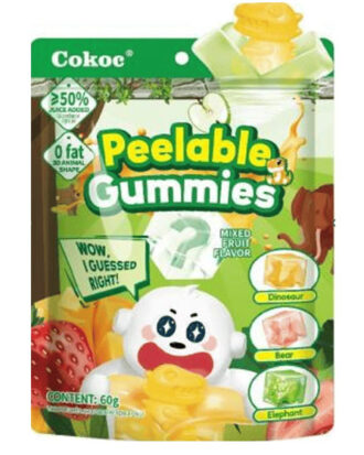 Cokoc Peelable Gummies Mixed Fruit 60 g.