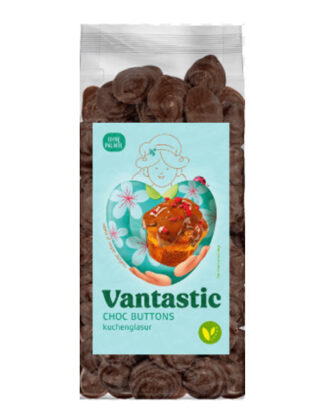 Vantastic Dark Choc Buttons 500 g.