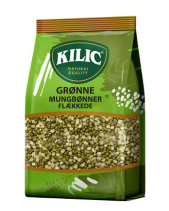Kilic Flækkede Grønne Mungbønner 900 g.