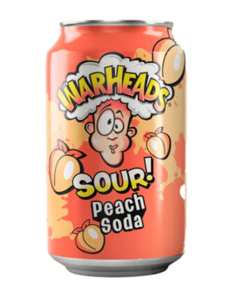 Warheads Soda Peach Sour 355 ml.
