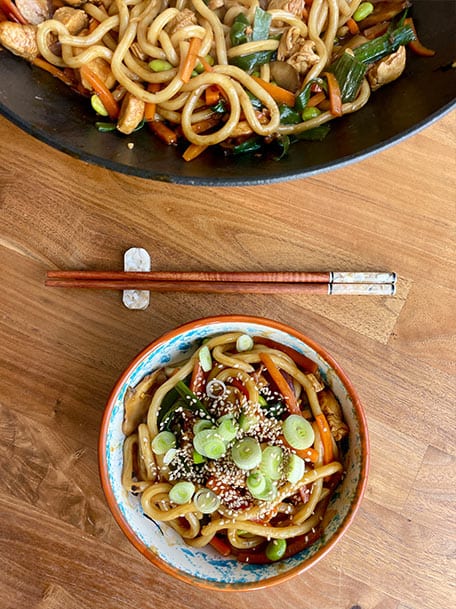 yaki udon opskrift