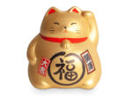 Small Gold Money Box Lucky Cat 8,5 cm.