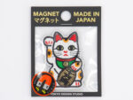 Patch Magnet Lucky Cat – Japansk broderet magnet