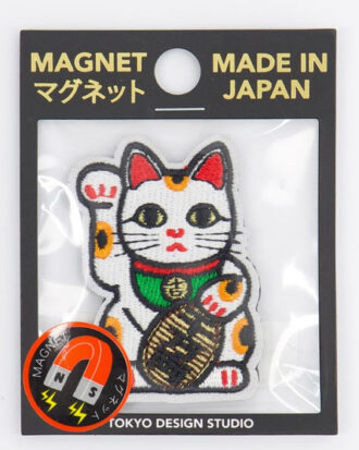 Patch Magnet Lucky Cat – Japansk broderet magnet