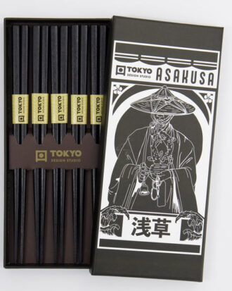 Spisepindesæt Asakusa – 5 par i gaveæske | Japansk design