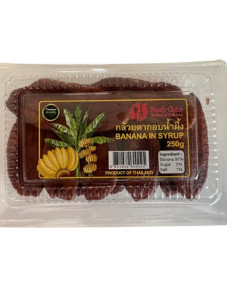 Foody Gains Preserved Banana in Syrup 250 g.