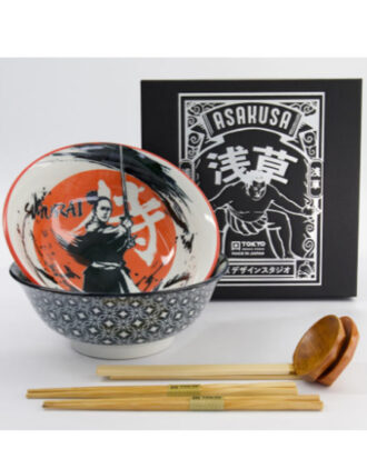 Asakusa 6 pcs Ramen Gift set 1250 ml, 20.5 x 8 cm.