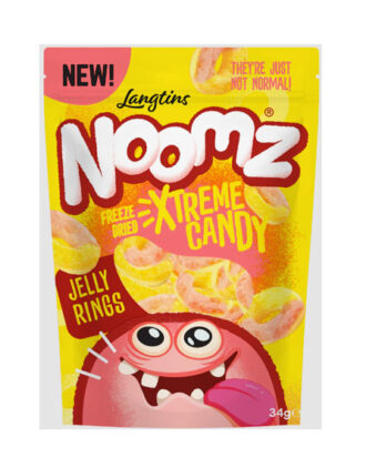 Noomz Freeze Dried Sweets Jelly Rings Peach 55 g.