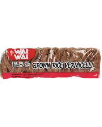 Wai Wai Brown Rice fuldkorns risnudler Vermicelli 500 g.