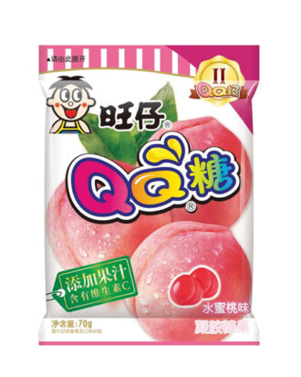 Want Want Gummy Candy Peach 70 g.