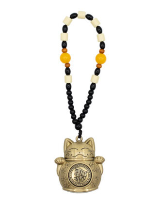 Feng Shui ophæng med Lykkekat | Maneki-neko i messing