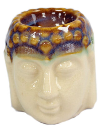 Buddha oliebrænder – Ivory & Mint | Keramisk aroma brænder