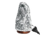 Grå Himalaya saltlampe 3–5 kg | Dæmpet lys & naturligt design