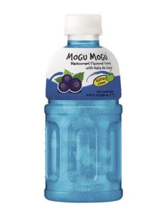 Mogu Mogu Blackcurrant drik med Nata de Coco jelly 320 ml.