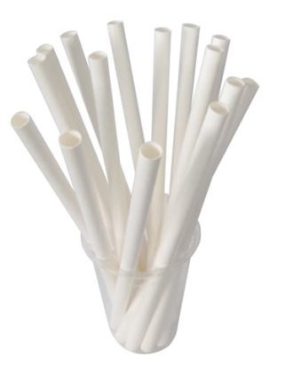 Store sugerør til Bubble Tea I Papir 20 stk.