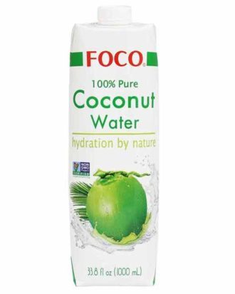 Foco kokosvand (coconut water) 100% ren 1 l.